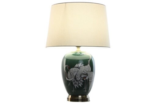 LAMPARA SOBREMESA CERAMICA ALGODON 40X40X59 GARZA LA-213158 Disponible ref13583