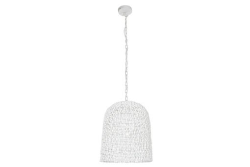 LAMPARA TECHO HIERRO MADERA 58X58X71 BLANCO LA-213685 Disponible Ref 13507 - Imagen 3