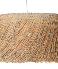 LAMPARA TECHO RATAN 60X60X40 HECHA A MANO NATURAL LA-213693 Disponible Ref 13505