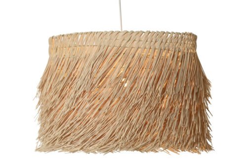 LAMPARA TECHO RATAN 60X60X40 HECHA A MANO NATURAL LA-213693 Disponible Ref 13505