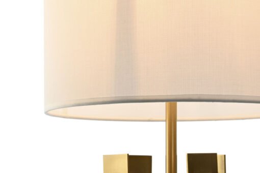LAMPARA SOBREMESA HIERRO ACRILICO 35X35X78 DORADO LA-214250 Disponible ref13580 - Imagen 4