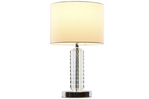 LAMPARA SOBREMESA CRISTAL POLIESTER 25X25X42 LA-214592 Disponible ref13577