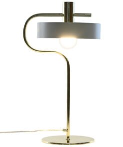 LAMPARA SOBREMESA METAL 28X18X46 BLANCO LA-214593 Disponible ref13575