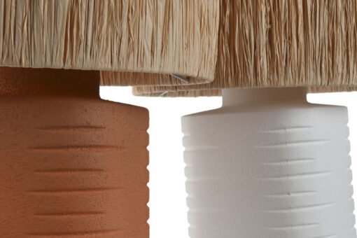 LAMPARA SOBREMESA CERAMICA RAFIA 35X35X55 2 SURT. LA-214627 Disponible ref13573 - Imagen 3