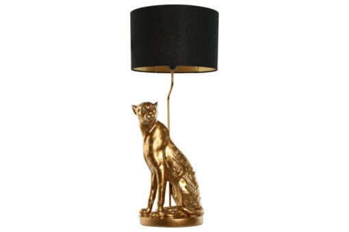 LAMPARA SOBREMESA RESINA 33X33X78,5 LEOPARDO LA-214659 Disponible ref13572 - Imagen 4