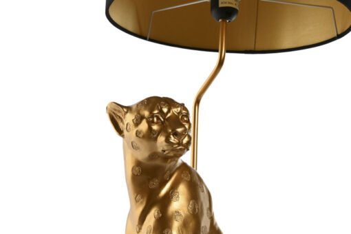 LAMPARA SOBREMESA RESINA 33X33X78,5 LEOPARDO LA-214659 Disponible ref13572 - Imagen 3