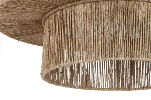 LAMPARA TECHO YUTE METAL 70X70X47 NATURAL MARRON LA-214695 Disponible Ref 13499 - Imagen 3