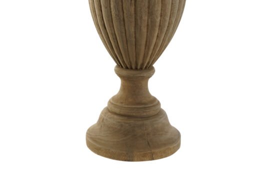 LAMPARA SOBREMESA MADERA YUTE 44X44X91 TALLADO LA-216577 Disponible Ref 13563 - Imagen 4