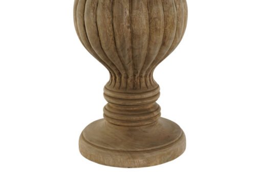 LAMPARA SOBREMESA MADERA YUTE 41X41X76 TALLADO LA-216578 Disponible Ref 13562 - Imagen 4