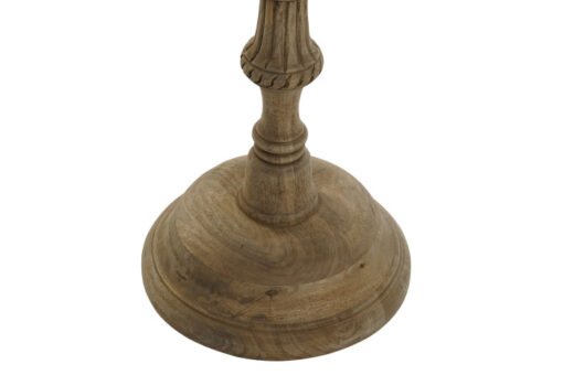LAMPARA PIE MADERA YUTE 60X60X180 TALLADO NATURAL LA-216579 Disponible Ref 13534 - Imagen 3