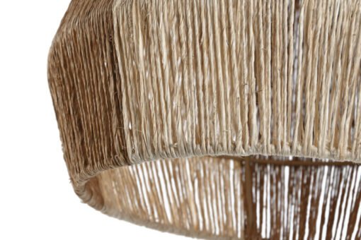 PANTALLA YUTE METAL 30X30X31 NATURAL LA-217469 Disponible Ref 13492 - Imagen 2
