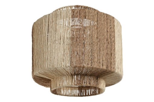 PANTALLA YUTE METAL 30X30X29 NATURAL LA-217471 Disponible Ref 13490 - Imagen 2