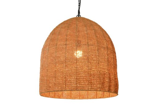 LAMPARA TECHO FIBRA 56X56X68,5 NATURAL NATURAL LA-217685 Disponible Ref 13494