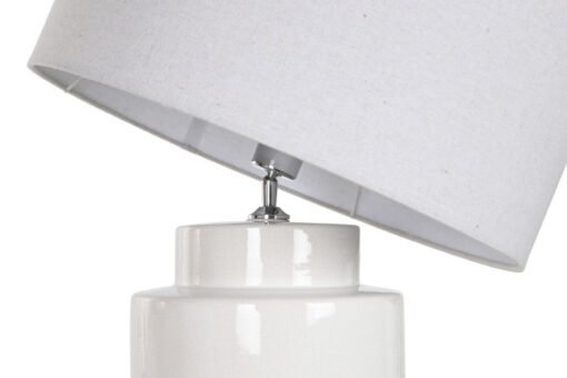 LAMPARA PIE CERAMICA LINO 50X50X139,5 BLANCO LA-217692 Disponible Ref 13533 - Imagen 3