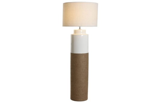 LAMPARA PIE CERAMICA LINO 50X50X139,5 BLANCO LA-217692 Disponible Ref 13533 - Imagen 2