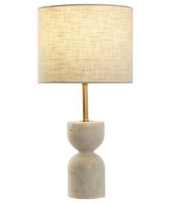 LAMPARA SOBREMESA MARMOL 25X25X50 LA-217790 Disponible ref13553