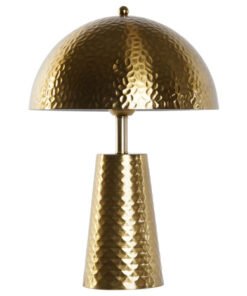 LAMPARA SOBREMESA METAL 30X30X44 DORADO LA-217792 Disponible ref13552