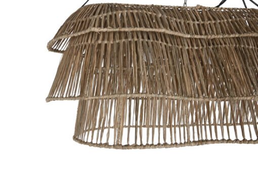 LAMPARA TECHO FIBRAS NATURALES 135X55X42 LA-217883 Disponible Ref 13493 - Imagen 2