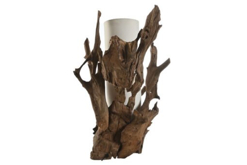 LAMPARA SOBREMESA TECA HIERRO 30X55X80 LA-217900 Disponible 13550 - Imagen 6