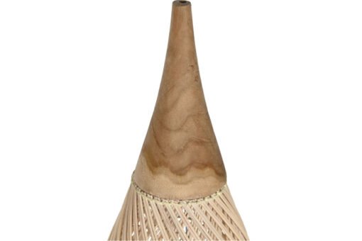 PANTALLA SET 2 BAMBU TECA 35X35X85 HECHO A MANO LA-217934 Disponible ref13546 - Imagen 2