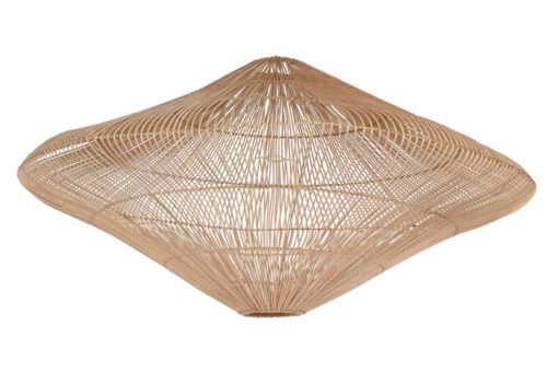 PANTALLA BAMBU 120X120X60 HECHO A MANO NATURAL LA-217936 Disponible ref13484