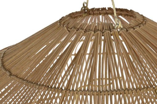 PANTALLA BAMBU 80X80X40 HECHO A MANO NATURAL LA-217937 Disponible ref13483 - Imagen 4