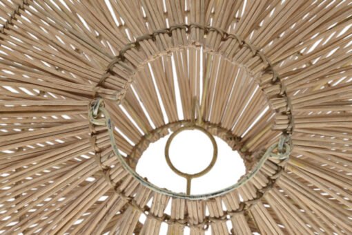 PANTALLA BAMBU 80X80X40 HECHO A MANO NATURAL LA-217937 Disponible ref13483 - Imagen 2
