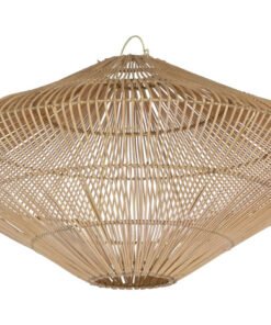 PANTALLA BAMBU 80X80X40 HECHO A MANO NATURAL LA-217937 Disponible ref13483