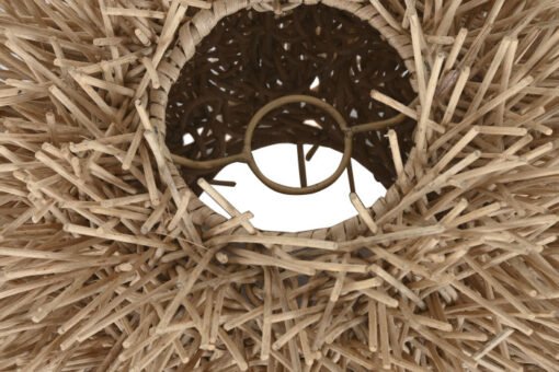 PANTALLA SET 2 BAMBU 66X66X52 HECHO A MANO NATURAL LA-217938 Disponible ref13482 - Imagen 2