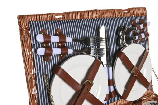 CESTA PICNIC SET 16 MIMBRE 46X30X20 4 SERVIC PC-200712 Disponible Ref 13478 - Imagen 3