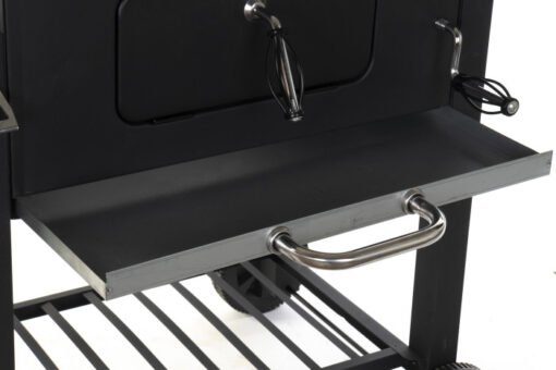 BARBACOA ACERO 140X60X108 TERMOMETRO NEGRO RC-166569 Disponible Ref 13479 - Imagen 4