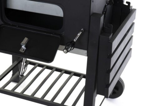 BARBACOA ACERO 140X60X108 TERMOMETRO NEGRO RC-166569 Disponible Ref 13479 - Imagen 5