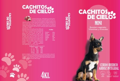 Comida de perro Cachitos de Cielo de Cordero Iberico y Arroz integral pack de 2 sacos 2x4 kilos Ref2054
