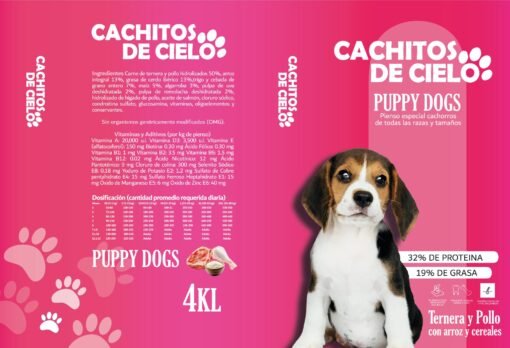 Comida para perro pack de dos bolsas de 4x2 Ternera,Pollo ,con Arroz y Cereales Ref2050 - Imagen 3