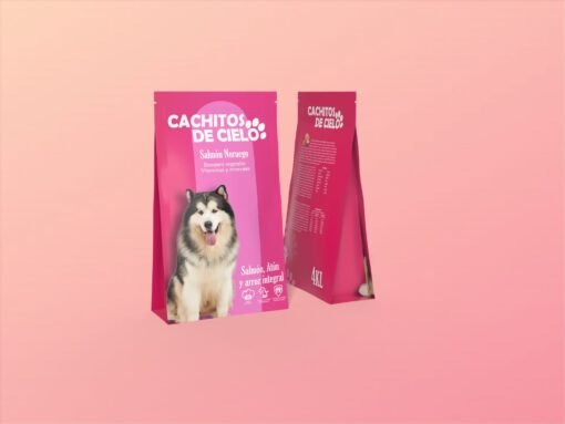 Comida de Perro Cachitos de Cielo de Salmon, Atun y Arroz integral pack de 2 sacos 2x4 kilos Ref2059
