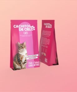 Comida de Gato Cachitos de Cielo  Pack 2 sacos 2x4 kilos Pollo,Salmon y Arroz  Ref2051