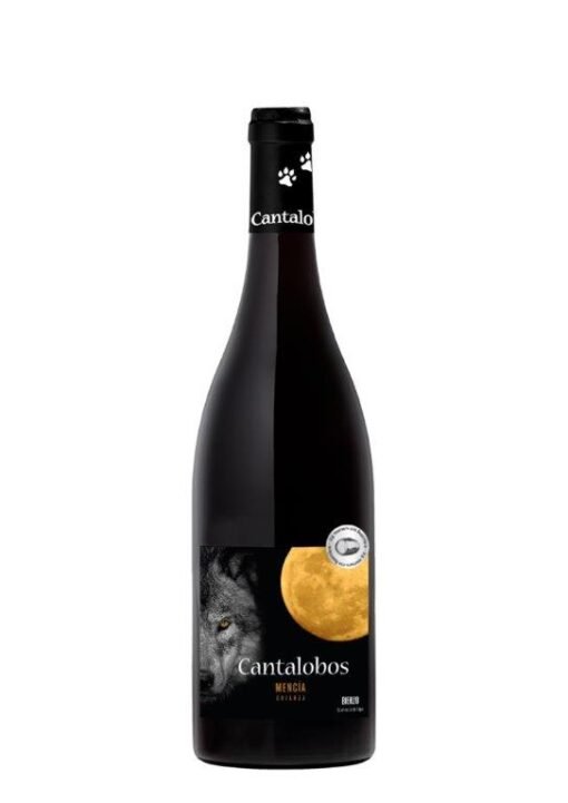 Vino Canta lobos Color cereza picota, muy oscuro, capa alta. Reflejos granates y púrpuras. Ref3053